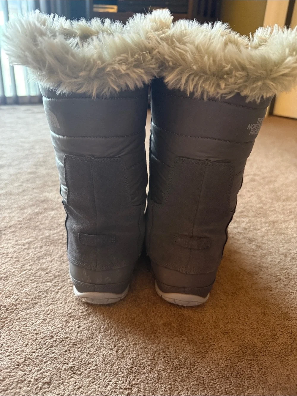 The North Face Women's Gray Nupste Purna Boots